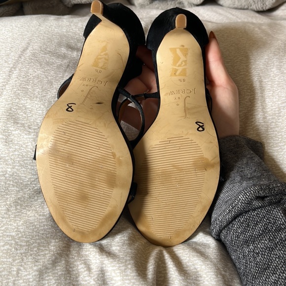 J Crew Scalloped Suede Heel - Picture 7 of 7